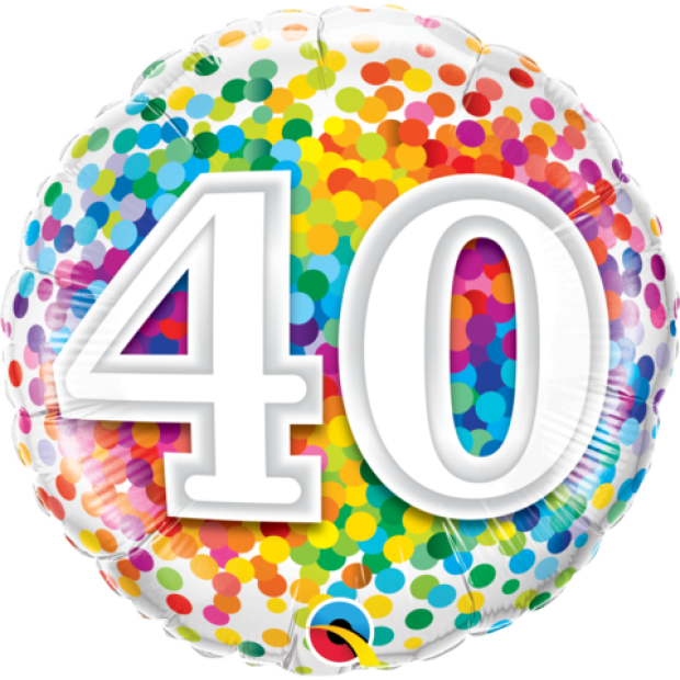 Foil Balloon Confetti Number