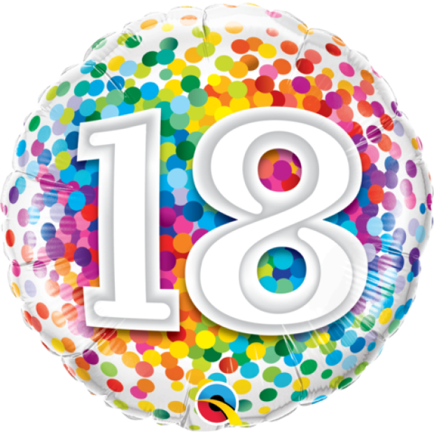 Foil Balloon Confetti Number