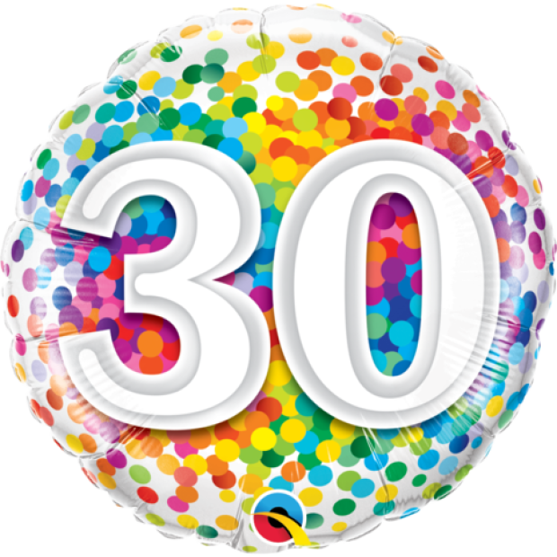 Foil Balloon Confetti Number