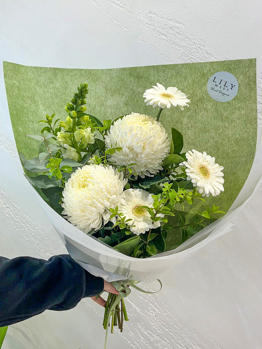 White and green bouquet