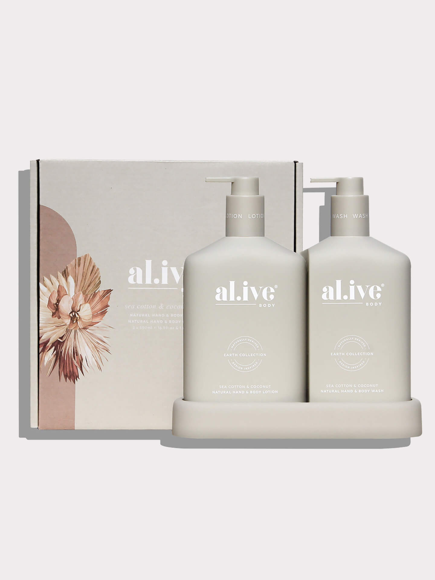 Wash & Lotion Duo + Tray - Sea Cotton & Coconut