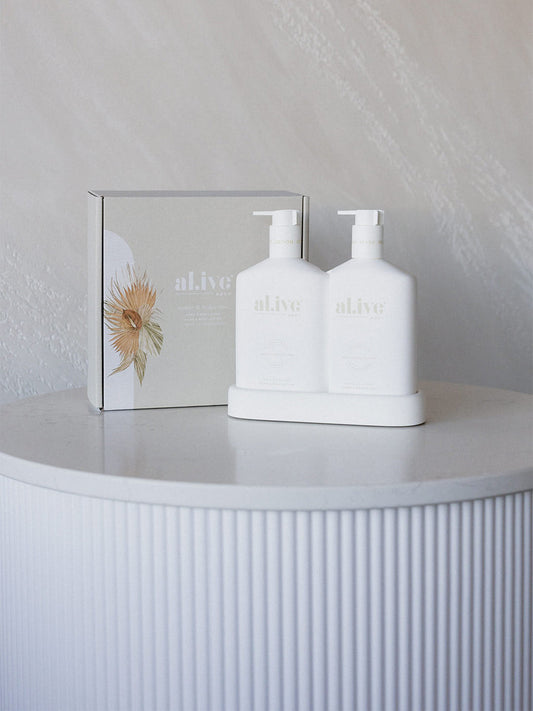 Wash & Lotion Duo + Tray - Mango & Lychee