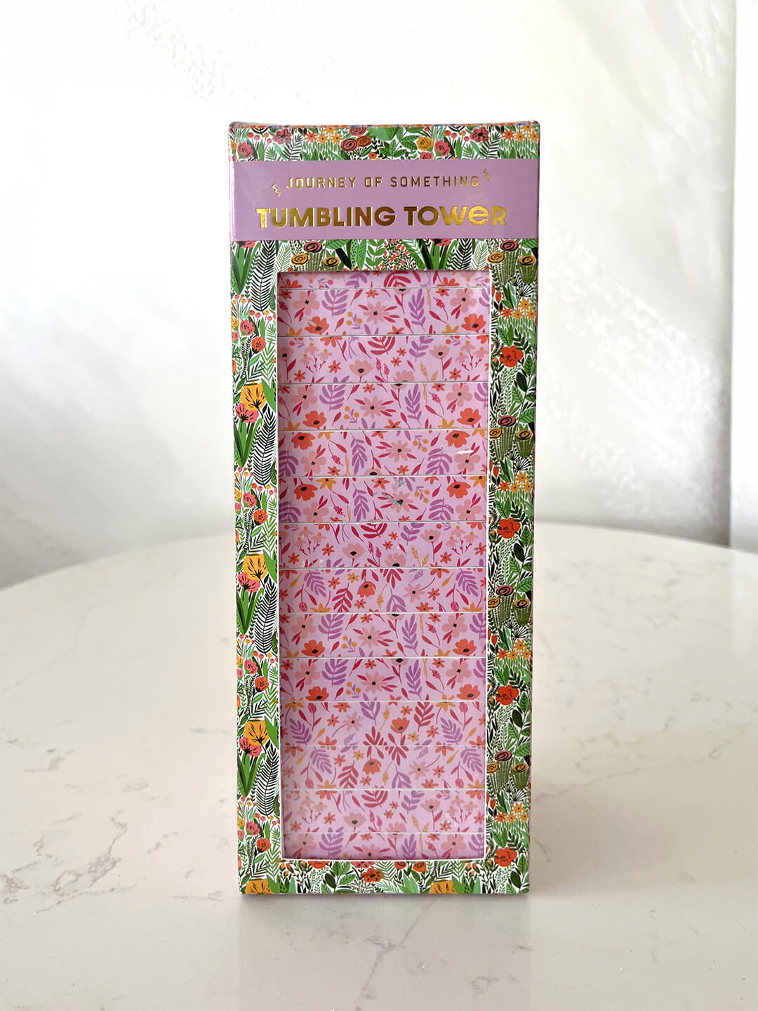 Floral Tumbling Tower