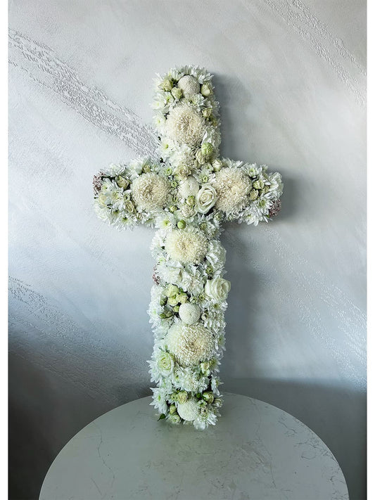Floral Sympathy Cross