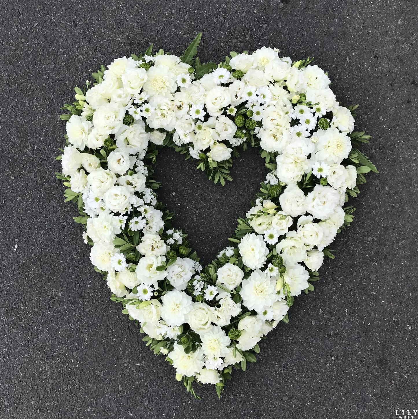 Open Heart Wreath